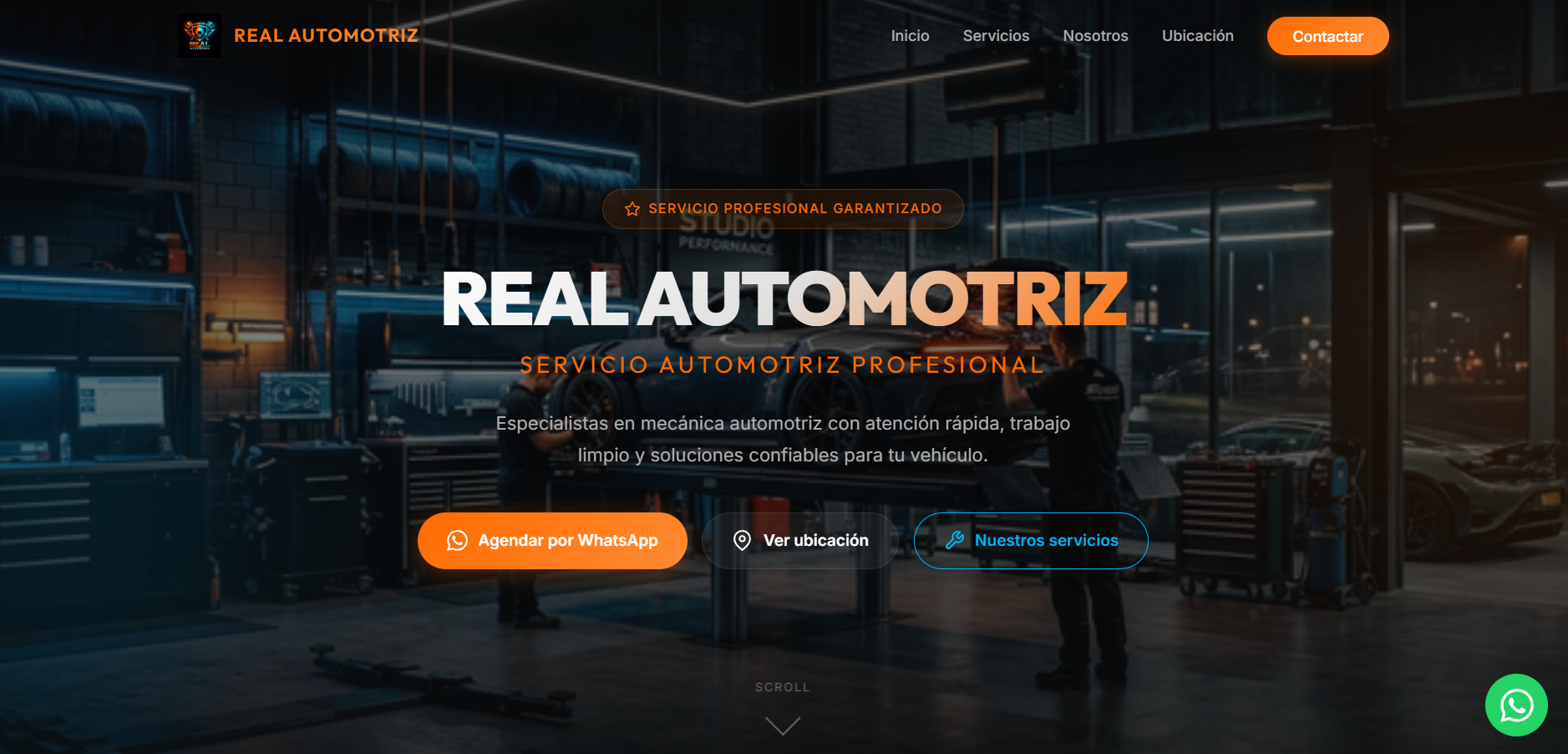Real Automotriz — Sitio Web