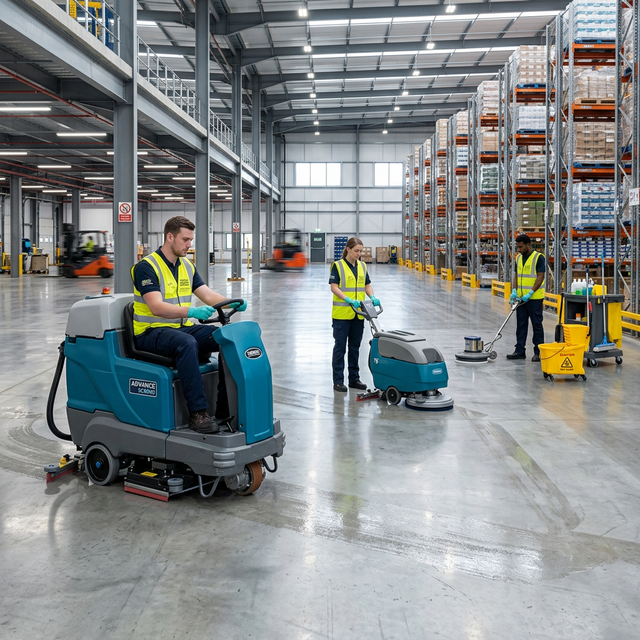 Limpieza industrial de bodega