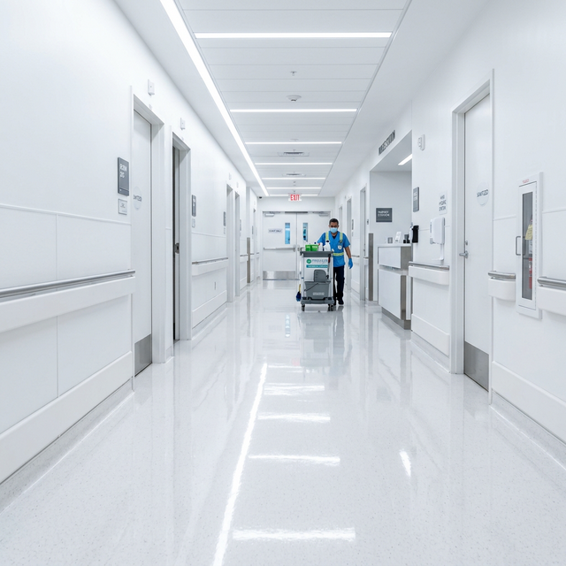 Sanitización de clínica médica